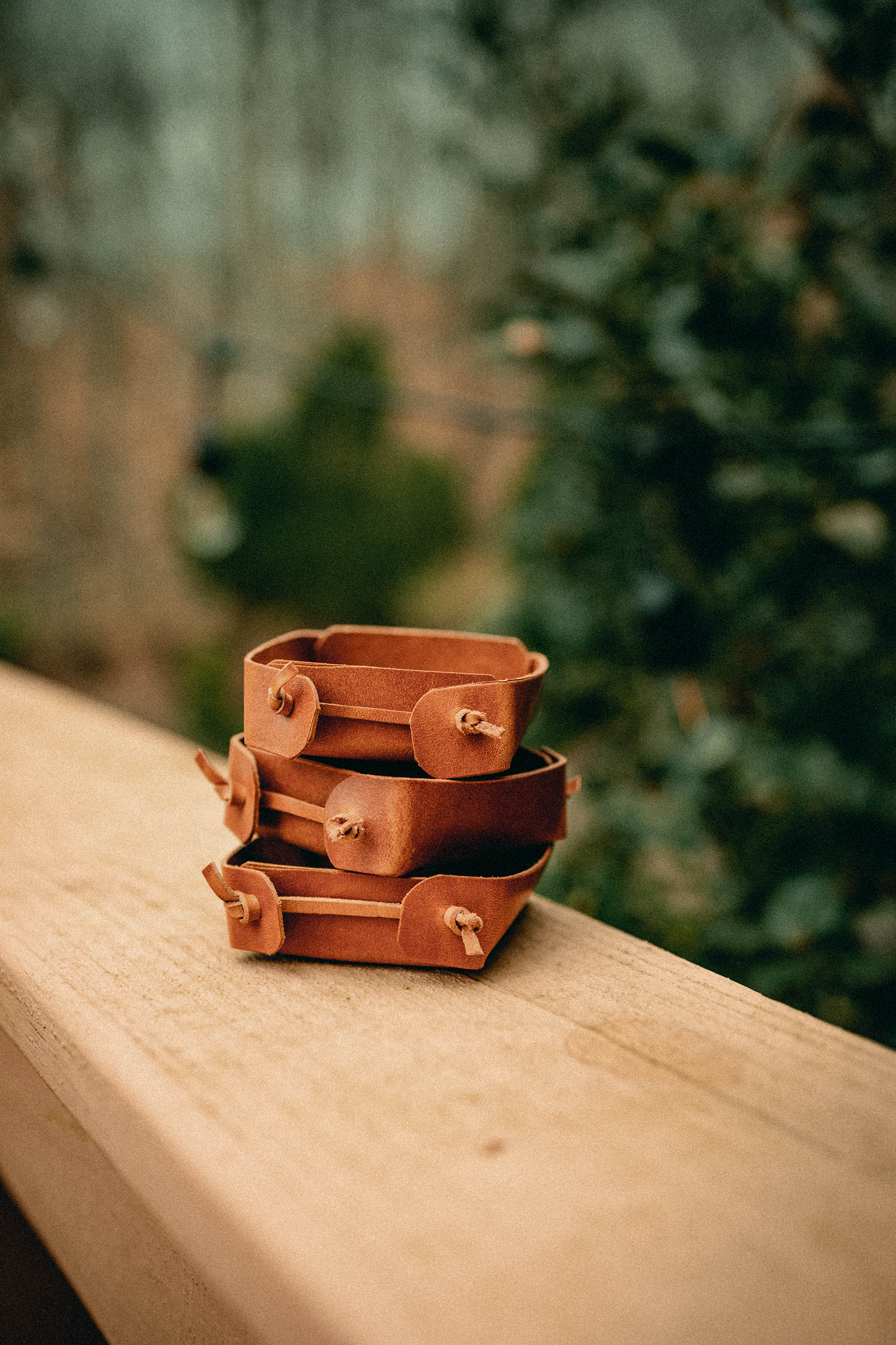 Leather Valet Tray, Small