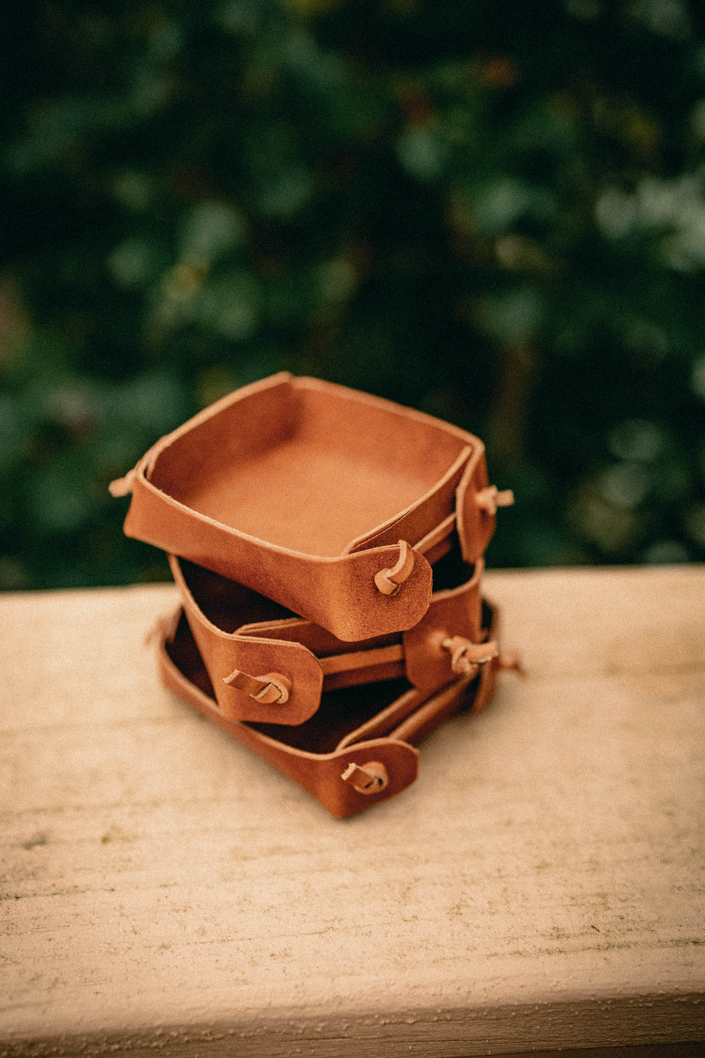 Leather Valet Tray, Small